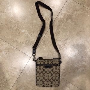 Vintage Coach Crossbody Logo Bag